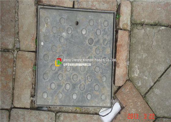 하수구 덮개, 금속 막대기 차도 맨홀 뚜껑을 포장하는 Gavlanized 뜨거운 구획