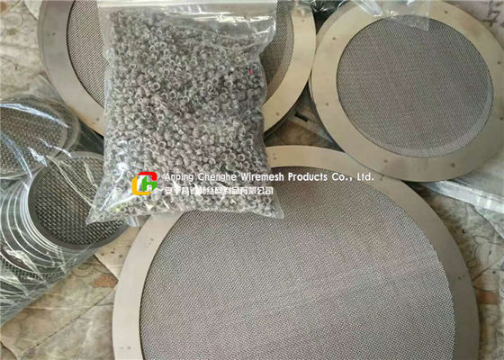 Extra Small Size Ss Mesh Filter Chemical Resistance With Metal Frames